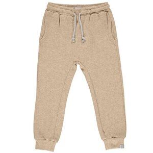 Me & Henry London Boys Beige Cotton Jogger Pants 3/4Y NWT